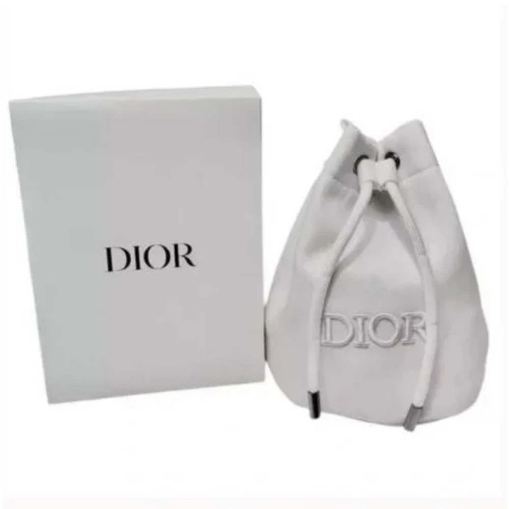 Dior Bucket White Pouch